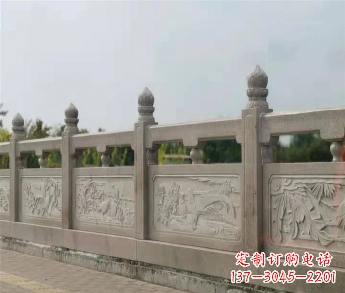 邯郸泰山大理石浮雕栏板雕塑
