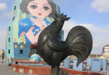 邯郸艺术精美的公鸡雕塑