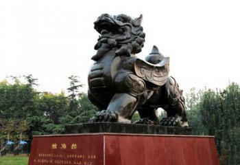 邯郸独角兽雕塑，释放公正之美
