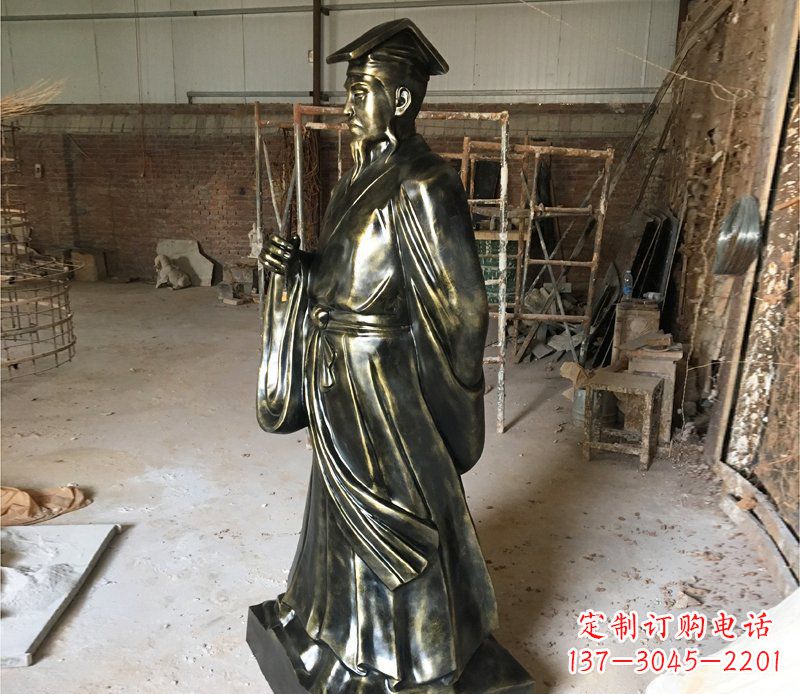 邯郸千古经典——代表古代艺术审美的王羲之雕塑