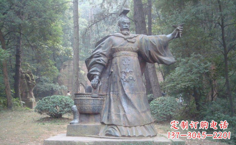 邯郸汉武帝古代名人铜雕