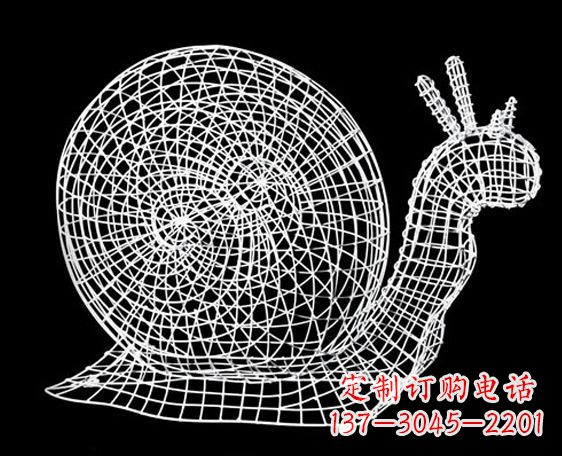 邯郸中领雕塑的蜗牛镂空雕塑