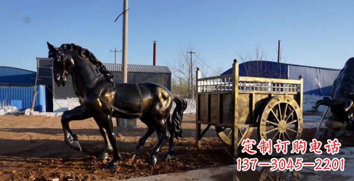 邯郸华丽复古，名车贵族，精美马车雕塑