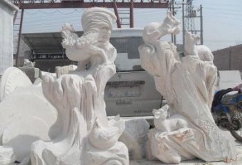 邯郸中领雕塑，打造古典唯美的汉白玉公鸡雕塑
