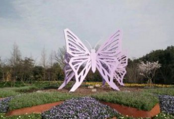 邯郸流动而优雅的蝴蝶雕塑