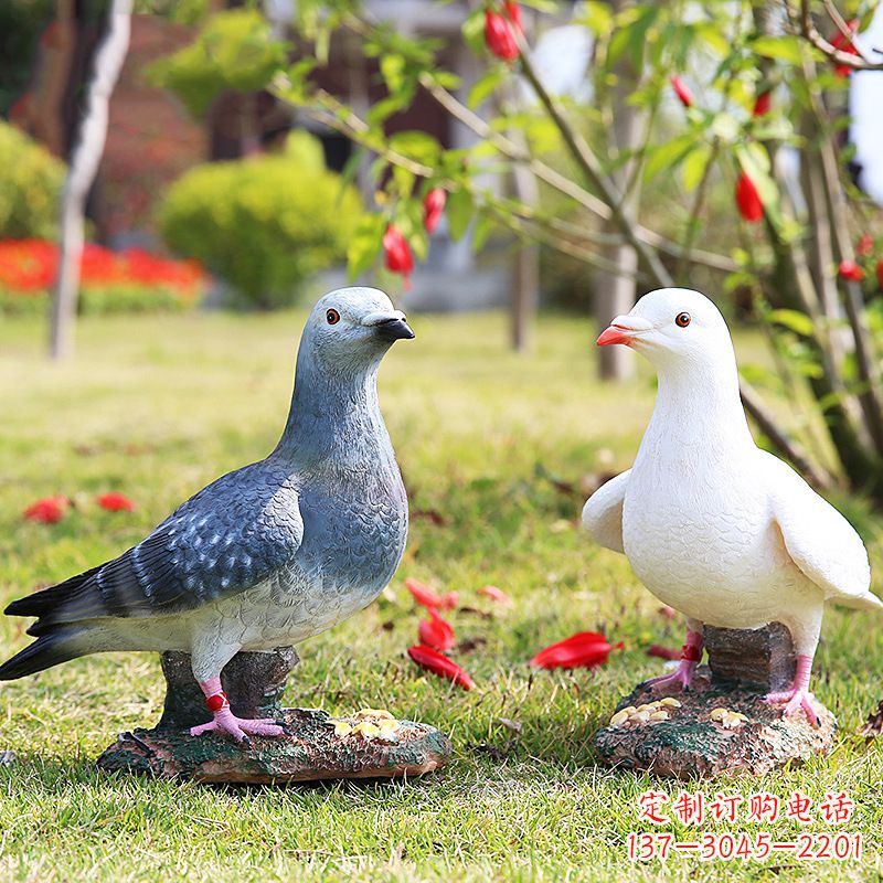 邯郸秦皇岛和平鸽雕塑：表达和平与友谊的象征