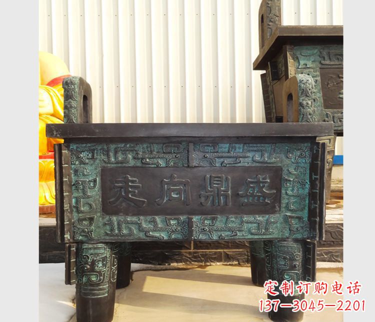 邯郸青铜香炉雕塑，传承中国文化