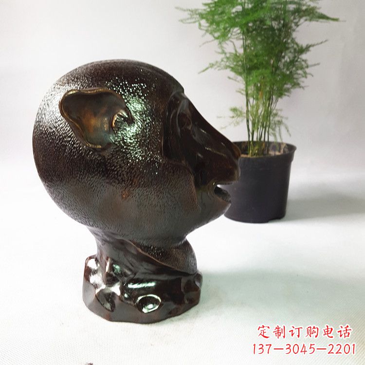 邯郸中领雕塑：精美艺术品——猴年生肖铜兽雕塑