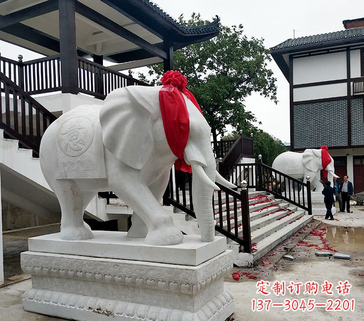 邯郸迎接观音祝福的精美大象观音栏杆