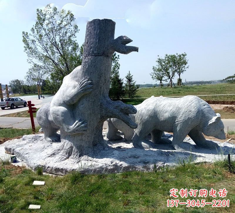 邯郸欧洲风格狗熊公园雕塑
