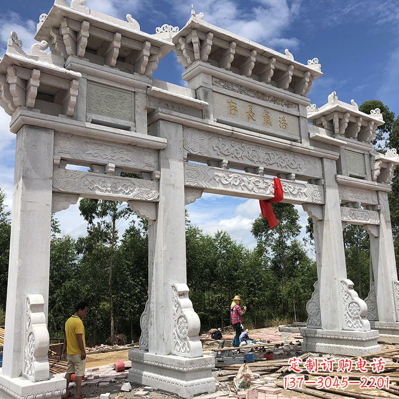 邯郸石雕牌坊陵墓雕塑，让你的家族历史永载史册