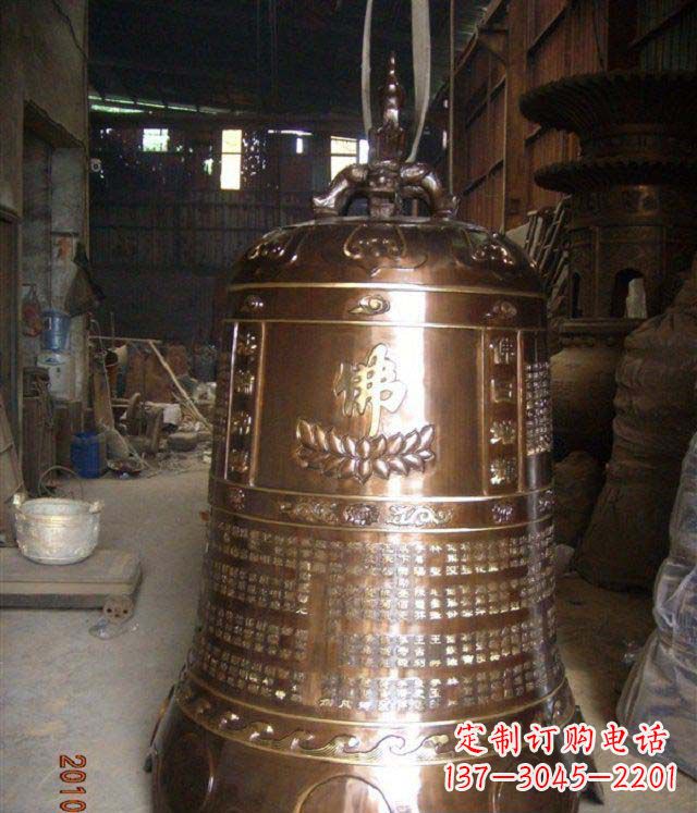 邯郸寺庙铸铜钟铜雕