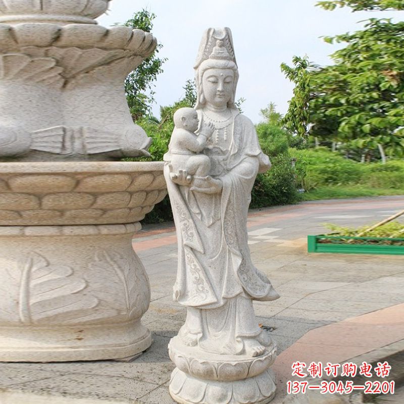 邯郸送子观音汉白玉石雕