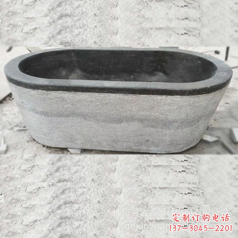邯郸庭院养鱼石雕水槽