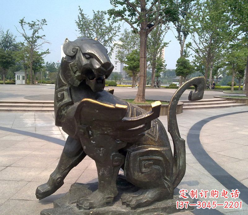 邯郸铜雕抽象十二生肖
