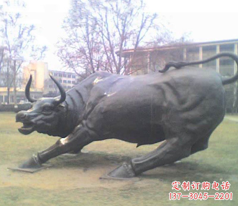 邯郸铜雕牛广场动物景观摆件 (2)