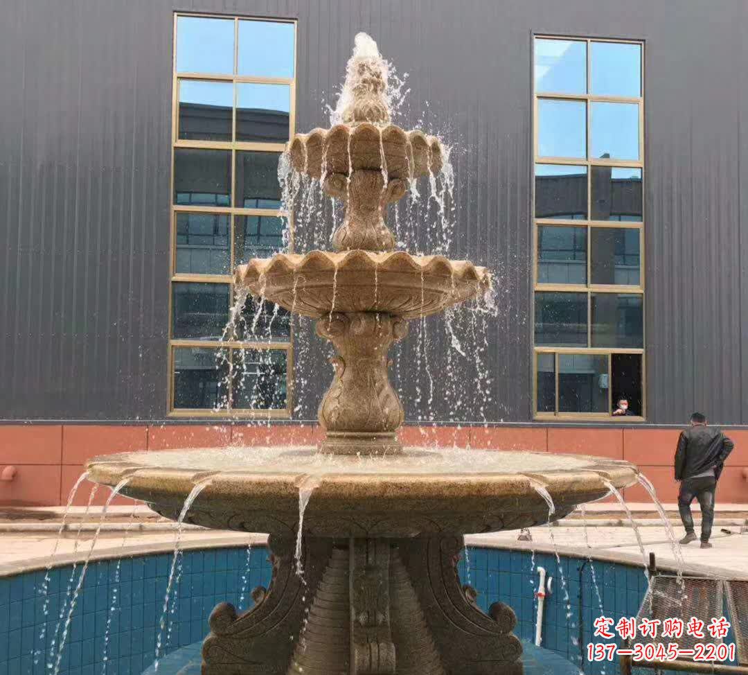 邯郸晚霞红三层音乐喷泉