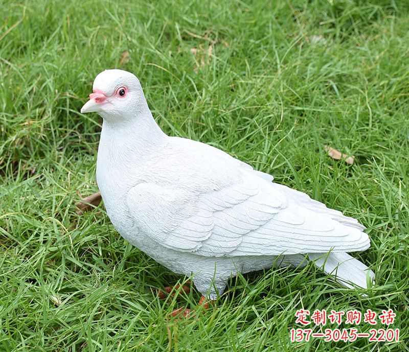 邯郸潍坊和平鸽雕塑女孩