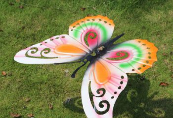 邯郸暖色不锈钢蝴蝶雕塑--精致细腻如蝶般的自在