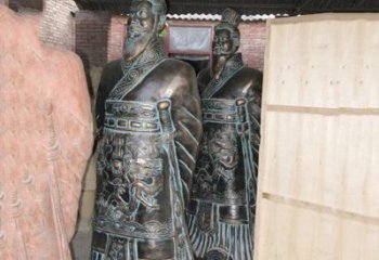 邯郸珍贵的秦始皇青铜雕像