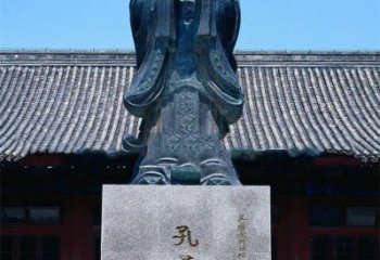 邯郸传承古代文化——青铜孔子雕塑