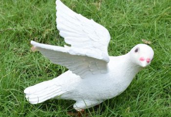邯郸象征和平的少女和平鸽雕塑