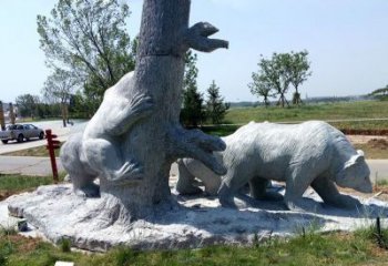 邯郸欧洲风格狗熊公园雕塑