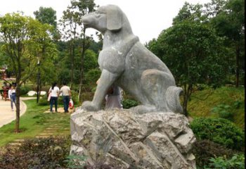 邯郸中领雕塑狗公园动物雕塑摆件