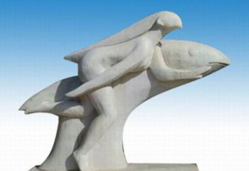 邯郸中领雕塑海豚雕塑，让你的公园变得出众！