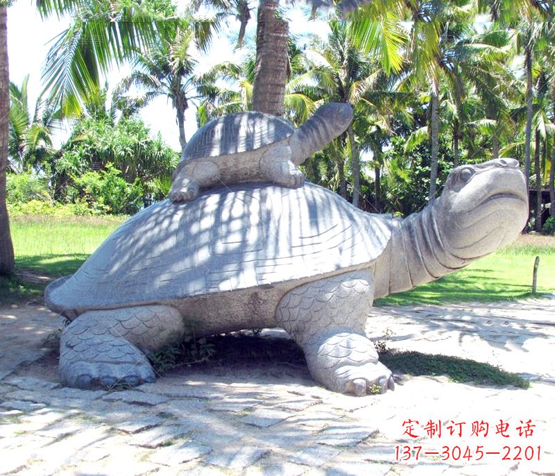 邯郸乌龟母子石雕