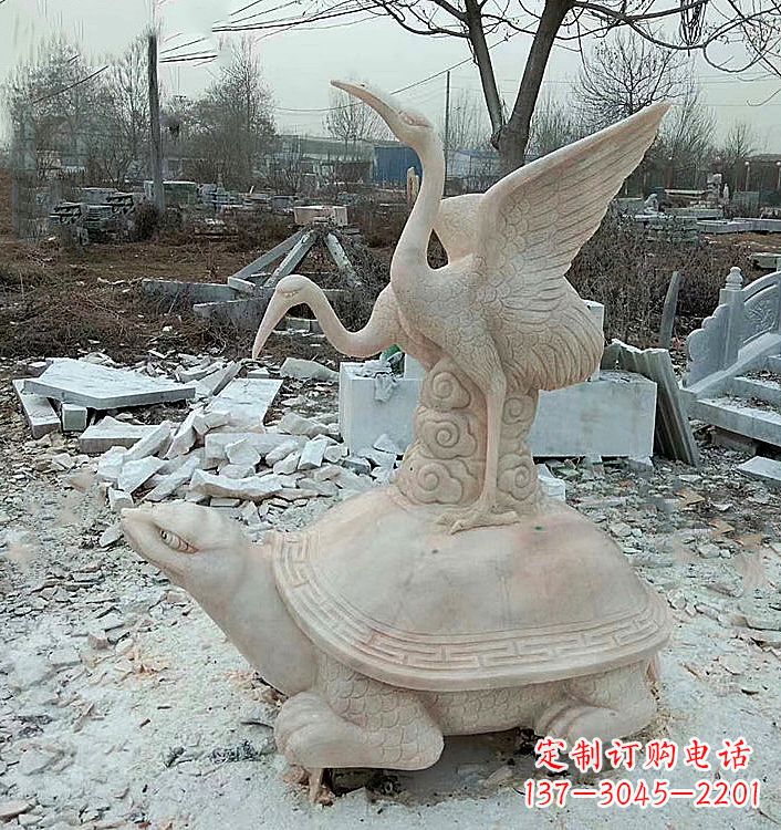 邯郸仙鹤石材雕塑