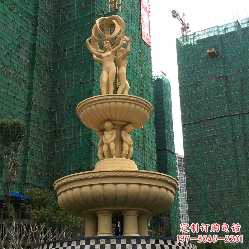 邯郸小区大型欧式人物景观喷泉