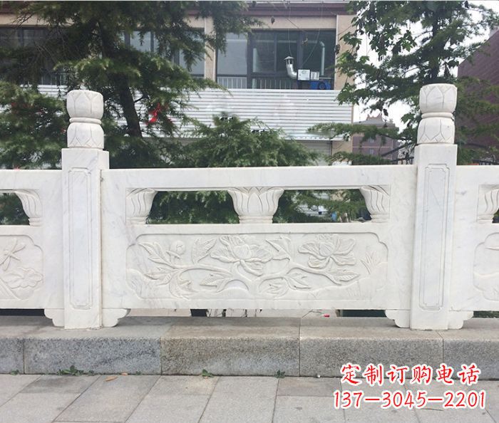 邯郸园林景观大理石浮雕栏板 (2)