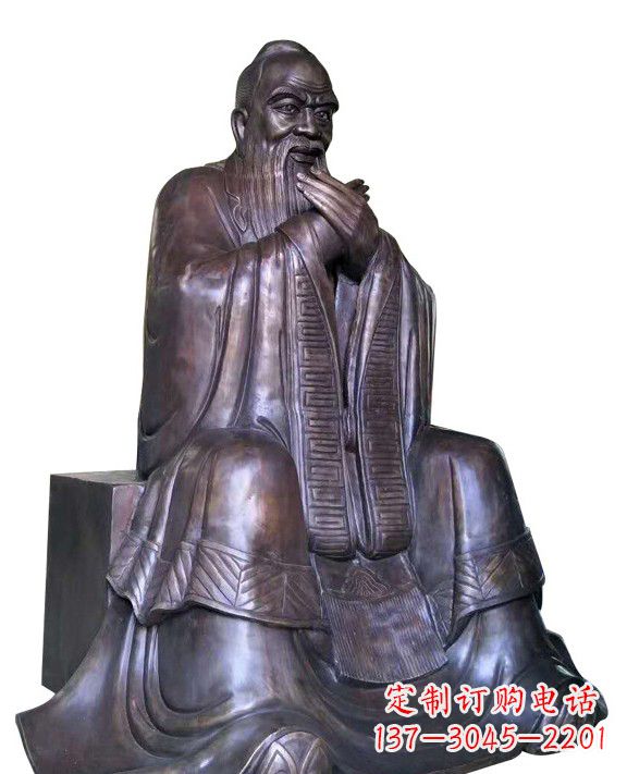 邯郸作揖孔子青铜像